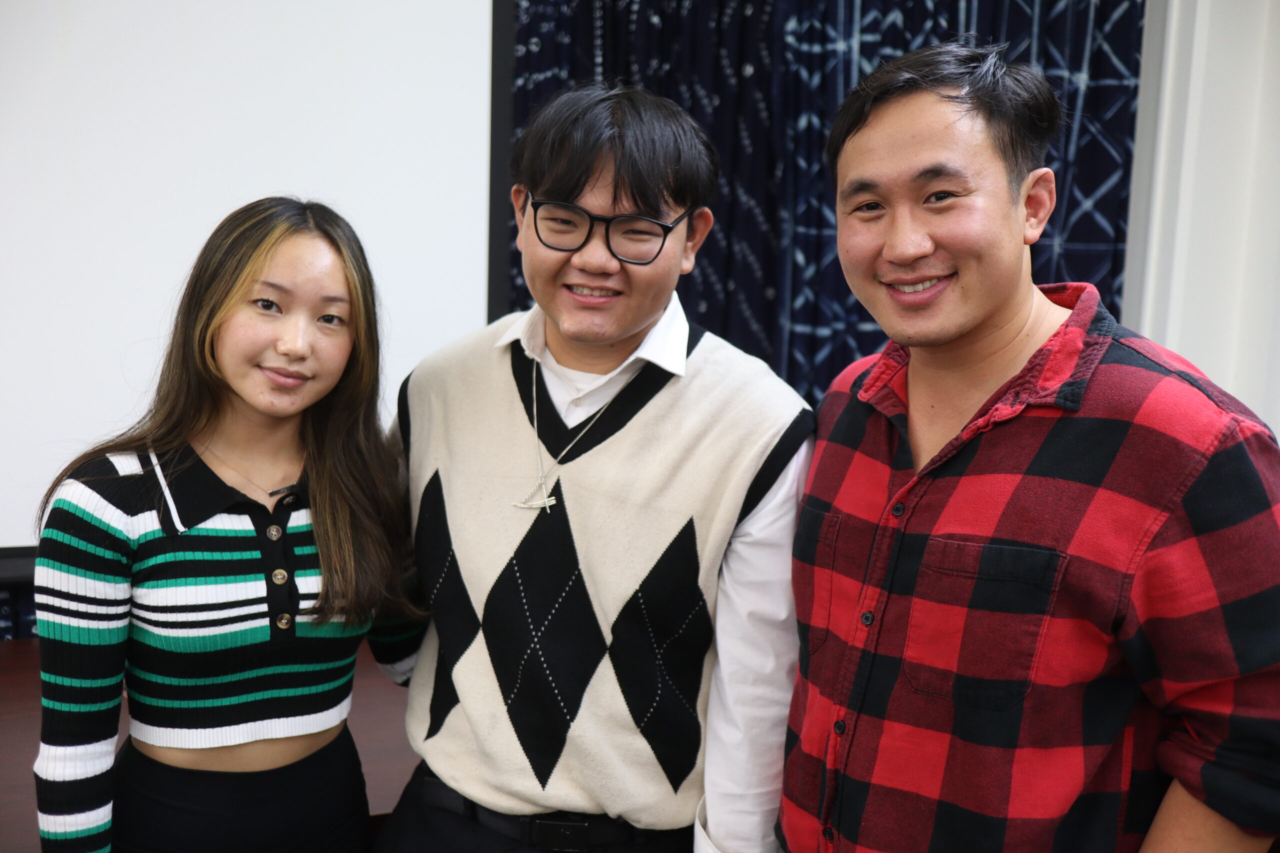 Three students